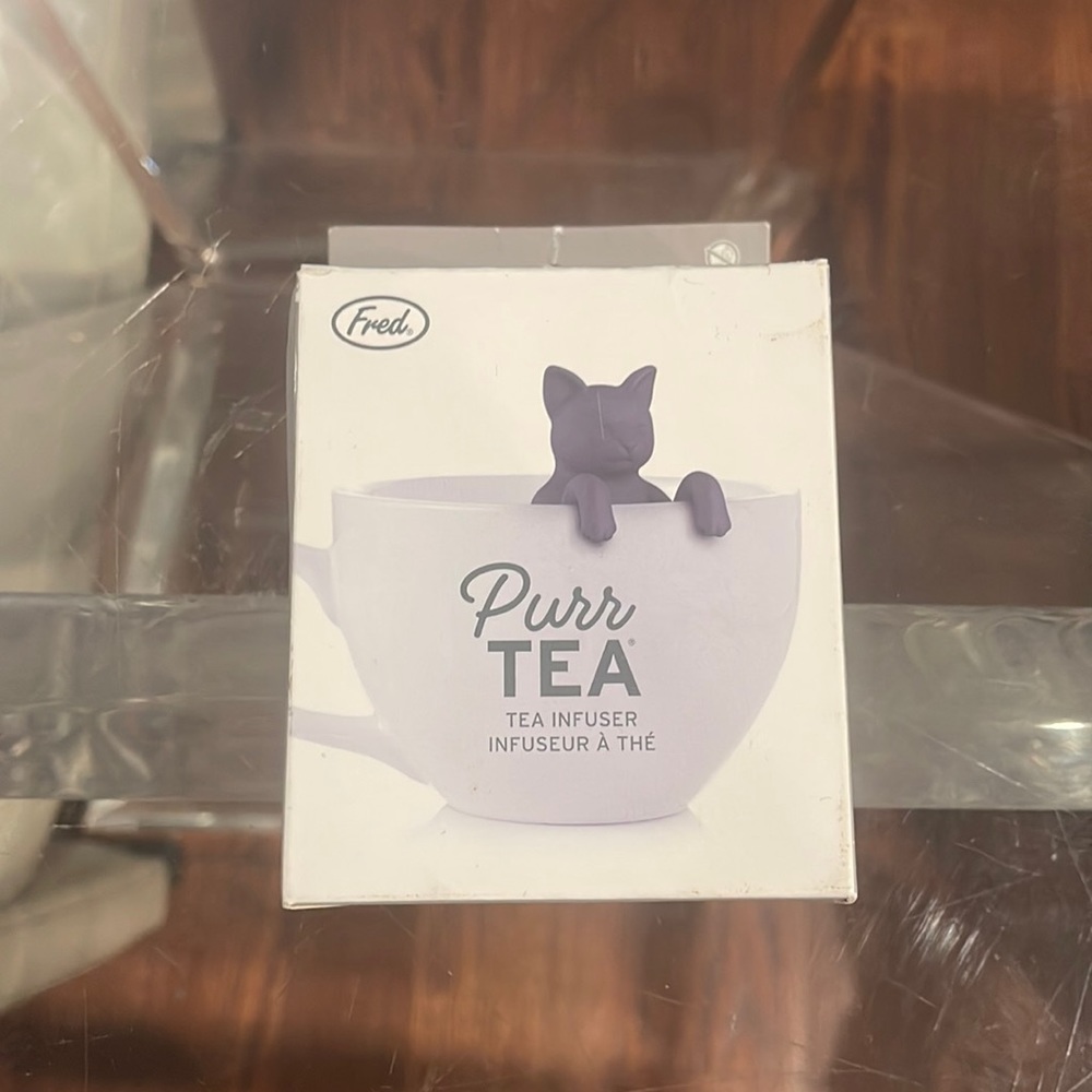 Fred black cat tea infuser